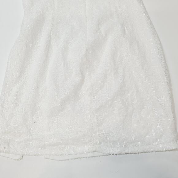 Superdown Cicely Mini Dress in White Small - Picture 6 of 10